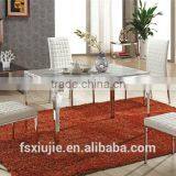 Z651 Modern White Leather Dining Chair for Hotel Room thumbnail-3