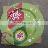 Ceramic Flat Plate White Porcelain Dinner Plate for Christmas thumbnail-4