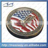 Customized Zinc Alloy Antique Bronze Copper 3D Metal Old Color Coin thumbnail-6