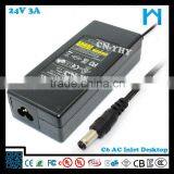 Newest 50/60Hz 24V 3a kc