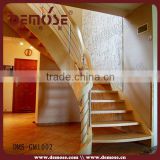polite wooden hand railings for stairs/interior wood stairs