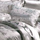 4pcs 100% Charmeuse Silk Jacquard Bedding thumbnail-1