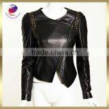 100% pu Synthetic Leather Ladies pu Leather Clothes thumbnail-1