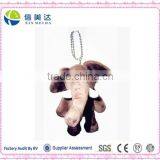 Plush Cute 10cm Gray Elephant Keychain Toy
