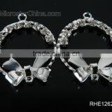 2015 Hot Rhinestone Diamond Design Custom Copper Broken Heart Pendant thumbnail-4