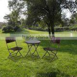 Garden Furniture Folding Bistro Set of 3 thumbnail-1