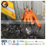 10cbm Housing Waste Electric Hydraulic Orange Peel Grab Garbage Grab Refuse Grapple