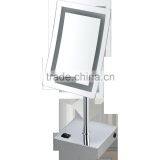 Desk metal LED cosmetic mirror wall mounted for bathroom