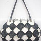 China Lady Fashion Bag Leather Handbag Factory Best Selling Cowhells Material