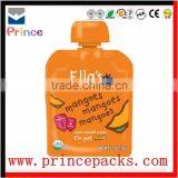 Liquid Plastic Packaging/Manufacture Custom Printing Stand up Reusable Baby Food Spout Pouch