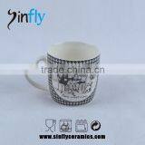 Hot Sale Heart Shaped Handle Ceramic Tea Cup Promotion Cup thumbnail-5