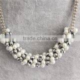 2016 Hot Selling Fashion Jewelry Beads Necklace Gold Plated Necklace With Beautiful Pearl thumbnail-5