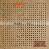 Wooden Acoustic Perforated Gypsum Ceiling Tile Made in China Good Quality Soundproof thumbnail-4