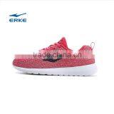 ERKE 2015 Womens Full Fly Knitted Upper Running Shoes Lightweight Breathable Sports Shoes for Girls Lady's Sneaker for Wholesale thumbnail-1