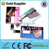 Hot! Card Pen Drive 64GB 32GB 16GB 8GB 4GB Credit Card Memory USB Stick Business Pendrive 64GB Promotional thumbnail-3