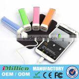 Lipstick Portable Power Bank 2600mah Made in China