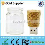 Drift Bottle USB Flash Drive, Glass Bottle USB, Transparent Bottle USB Flash Drive thumbnail-2