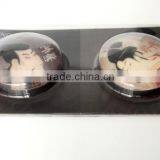 Wholesale High Quality Fridge Magnet Glass Set Promotional Custom Magnet Glass Gifts thumbnail-2