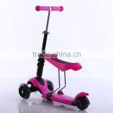 3 Wheel Baby Scooter Toy With Comfortable Seat/3 in 1 Ride On Toy Baby Three Wheels Foot Scooter With Adjustable Seat thumbnail-3