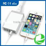 Colored Porous 5V 12A 10A Usb Fast Charge Adapter Intelligent 6 Port Usb Wall Charger thumbnail-1