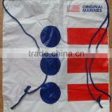factory price customized plastic drawstring bag