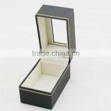 High End Black Watch Boxes With Custom Logo