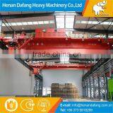 High Effiency QD Model 20 ton Double Girder Workshop Overhead Crane with Trolley