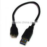 SuperSpeed USB 3.0 Type A to Micro-B Cable in Black thumbnail-3