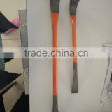 50 CrV Octagonal Steel Die Drop Forged Double Color Spray Wrecking Bar/wood Tip