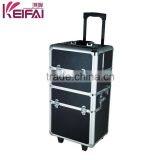 Exquisite Retractable Handle Multifunction 4 in1 Professional Cosmetic Rolling Case