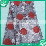 2016 High Quality Wholesale Cotton African Lace Fabrics,Cheap African Dry Swiss Voile Lace,Yellow Royal Blue thumbnail-4