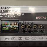 2.4Ghz Digital Video Security System 7'' LCD 4Channels Long Range Camera DVR Kit thumbnail-5