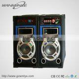 Wooden Cheap Box Dj Home Theatre Speakers With SD USB FM Wireless Mic thumbnail-1