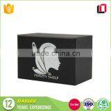 Hot Sale High Quality Hot Stamping Custom Paper Black Small Gift Box With Lids thumbnail-3