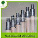 natural wood stick with metal thread metalline screw from factory