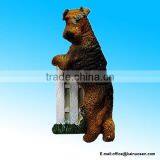 Airedale Dog Fridge Magnets Souvenir Refrigerator Magnets Toy Dogs 3D Resin thumbnail-1