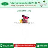 Metal Flowers and Garden Stakes With Decorative Metal Garden Butterfly Sitting thumbnail-2