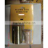 Brass Plated Plumb Bob for SAUDI ARABIA MARKET 750G1000g thumbnail-1