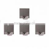 4 Pieces Stainless Steel 3M Adhesive Wall Hooks thumbnail-2