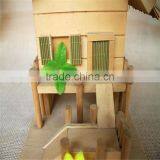 Magnetic Building Shapes Toy Wood Villa Model Shape Sorter Toy Crazy Toys for Kids thumbnail-3