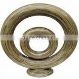 High Quality Best Selling Modern Natural Bamboo Double Ring Sculpture From Vietnam thumbnail-1
