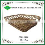 Made in China Handmade Weaving Fruit Wicker Tray thumbnail-2