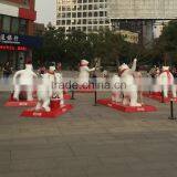 Outdoor Fiberglass Bear Sculpture for Playground thumbnail-6