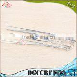 NBRSC Best of Barbecue Stick Stainless Steel Needle Grilling Kabob Skewers (Set of 10) Durable, Reusable thumbnail-2