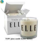 Mason Jar Food Gift Ideas Large Frosted Glass Fern Candle Holders With Silver Metal Lids thumbnail-1