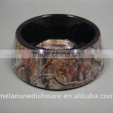 Factory Wholesale Melamine Brown Pet Bowl thumbnail-1