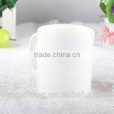 Factory Bulk Coffee Mug White Plain Spinning Mug thumbnail-2