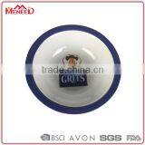 Pringting Custom Logo Round Non-toxic Children Small Bowl Porridge Bowl thumbnail-1