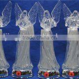2016 Newest Design Acrylic Angel With LED Changing Color and Christmas Music thumbnail-2