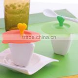 Fda universal Silicone Drink Cup Lids tea cup cover lids with scoop